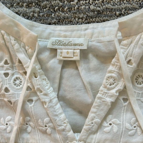 Shoshanna white eyelet lace dress - Picture 3 of 7